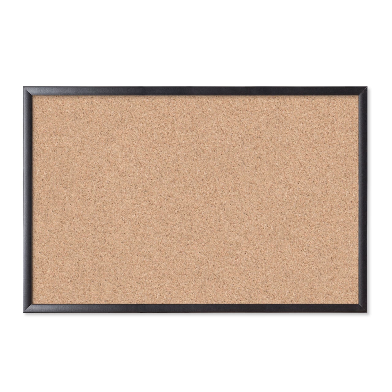 U Brands™ Black 36'' x 24'' MDF Framed Cork Bulletin Board